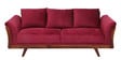 Anderson Solid Wood 3 Seater Sofa in Maroon Colour