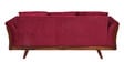 Anderson Solid Wood 3 Seater Sofa in Maroon Colour