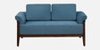 Andorra Sheesham Wood 2 Seater Sofa In Blue Colour