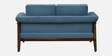 Andorra Sheesham Wood 2 Seater Sofa In Blue Colour