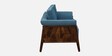 Andorra Sheesham Wood 2 Seater Sofa In Blue Colour