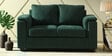 Andres Fabric 2 Seater Sofa In Green Colour