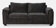 Andres Velvet 3 Seater Sofa In Charcoal Grey Colour