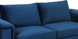 Andres Velvet 3 Seater Sofa In Opal Blue Colour