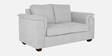 Andres Boucle Fabric 2 Seater Sofa In White Colour