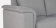 Andres Chenille Fabric 2 Seater Sofa In Ash Grey Colour