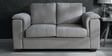 Andres Chenille Fabric 2 Seater Sofa In Ash Grey Colour