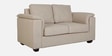 Andres Chenille Fabric 2 Seater Sofa In Beige Colour