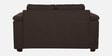 Andres Chenille Fabric 2 Seater Sofa In Chestnut Brown Colour