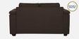 Andres Chenille Fabric 2 Seater Sofa In Chestnut Brown Colour