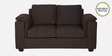 Andres Chenille Fabric 2 Seater Sofa In Chestnut Brown Colour