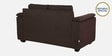 Andres Chenille Fabric 2 Seater Sofa In Chestnut Brown Colour