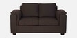Andres Chenille Fabric 2 Seater Sofa In Chestnut Brown Colour