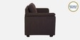 Andres Chenille Fabric 2 Seater Sofa In Chestnut Brown Colour