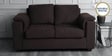 Andres Chenille Fabric 2 Seater Sofa In Chestnut Brown Colour