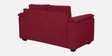 Andres Chenille Fabric 2 Seater Sofa In Garnet Red Colour