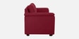 Andres Chenille Fabric 2 Seater Sofa In Garnet Red Colour