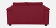 Andres Chenille Fabric 2 Seater Sofa In Garnet Red Colour