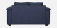Andres Chenille Fabric 2 Seater Sofa In Navy Blue Colour
