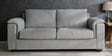 Andres Chenille Fabric 3 Seater Sofa In Ash Grey Colour