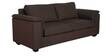 Andres Chenille Fabric 3 Seater Sofa In Chestnut Brown Colour