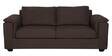 Andres Chenille Fabric 3 Seater Sofa In Chestnut Brown Colour