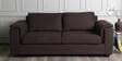 Andres Chenille Fabric 3 Seater Sofa In Chestnut Brown Colour