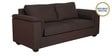 Andres Chenille Fabric 3 Seater Sofa In Chestnut Brown Colour