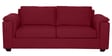 Andres Chenille Fabric 3 Seater Sofa In Garnet Red Colour