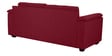 Andres Chenille Fabric 3 Seater Sofa In Garnet Red Colour