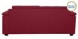 Andres Chenille Fabric 3 Seater Sofa In Garnet Red Colour