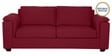 Andres Chenille Fabric 3 Seater Sofa In Garnet Red Colour