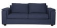 Andres Chenille Fabric 3 Seater Sofa In Navy Blue Colour