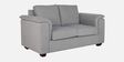 Andres Fabric 2 Seater Sofa In Ash Grey Colour