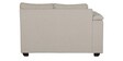Andres Fabric LHS Sectional Sofa (2 + Lounger) In Beige Colour