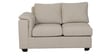 Andres Fabric LHS Sectional Sofa (2 + Lounger) In Beige Colour