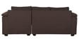 Andres Fabric LHS Sectional Sofa (2 + Lounger) In Chestnut Brown Colour