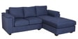 Andres Fabric LHS Sectional Sofa (2 + Lounger) In Navy Blue Colour