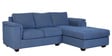 Andres Fabric LHS Sectional Sofa (2 + Lounger) With Lounger In Denim Blue Colour
