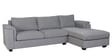 Andres Fabric LHS Sectional Sofa (3 + Lounger) In Ash Grey Colour