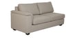 Andres Fabric LHS Sectional Sofa (3 + Lounger) In Beige Colour