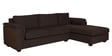 Andres Fabric LHS Sectional Sofa (3 + Lounger) In Chestnut Brown Colour