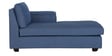Andres Fabric LHS Sectional Sofa (3 + Lounger) In Denim Blue Colour