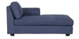 Andres Fabric LHS Sectional Sofa (3 + Lounger) In Navy Blue Colour