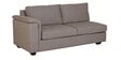 Andres Fabric LHS Sectional Sofa (3 + Lounger) In Sandy Brown Colour
