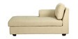 Andres Fabric RHS Sectional Sofa (2 + Lounger) in Beige Colour