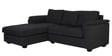 Andres Fabric RHS Sectional Sofa (2 + Lounger) in Charcoal Grey Colour