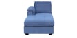 Andres Fabric RHS Sectional Sofa (2 + Lounger) in Denim Blue Colour