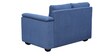 Andres Fabric RHS Sectional Sofa (2 + Lounger) in Denim Blue Colour