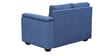 Andres Fabric RHS Sectional Sofa (2 + Lounger) in Denim Blue Colour
